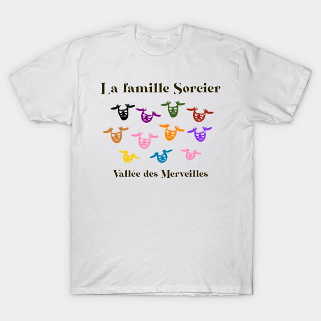 La famille Sorcier - Vallée des Merveilles T-Shirt by Babush-kat